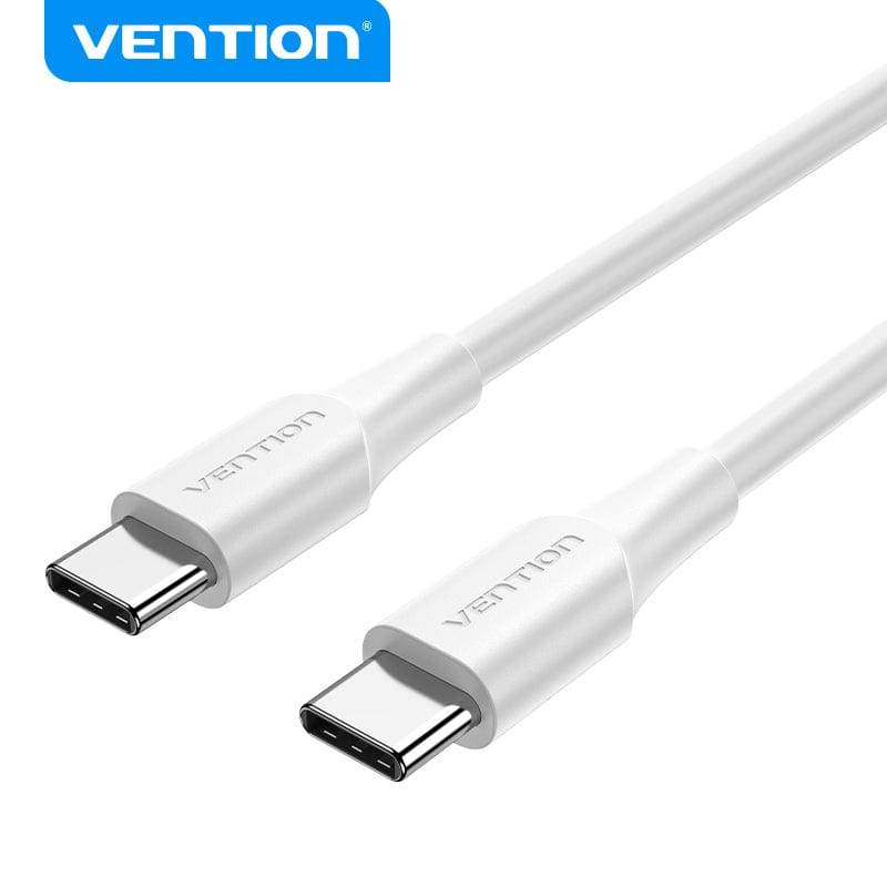 VENTION USB 2.0 C Male to C Male 3A Cable White