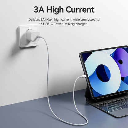 VENTION USB 2.0 C Male to Lightning Male 3A Cable White