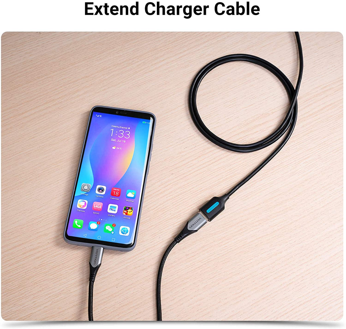 Vention USB 3.0 Extension Cable - 5Gbps SuperSpeed