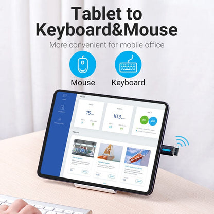 VENTION USB-C Male to USB 3.0 Female OTG Adapter Black PVC Type