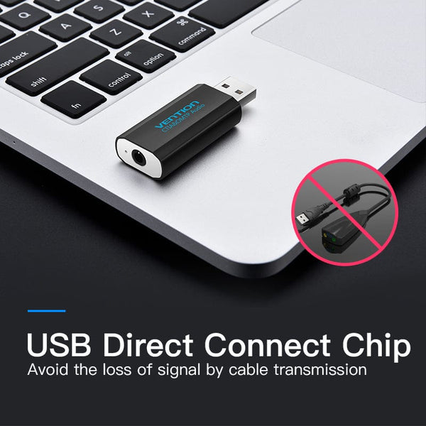 Vention USB External Sound Card NoiseFree Audio Adapter