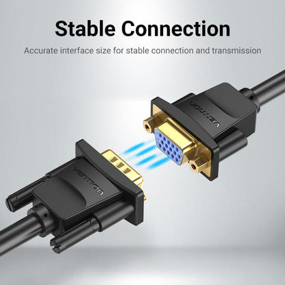 Vention VGA Female to Female Extension Cable for Desktop Laptop TV TV box Monitor Projector