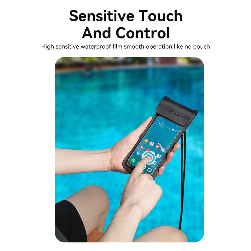 Vention Waterproof Phone Pouch Black