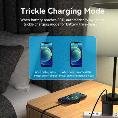 VENTION Wireless Charger 15W Black Mirrored Surface Type